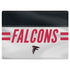 NFL Atlanta Falcons White Striped Surface Laptop 2 Skin